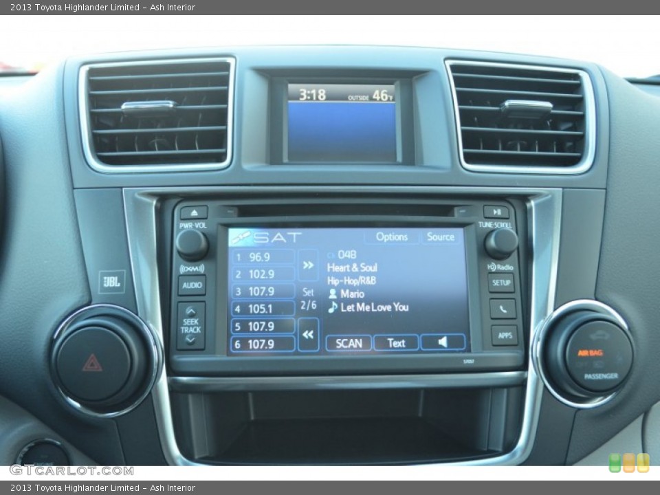 Ash Interior Controls for the 2013 Toyota Highlander Limited #76255928