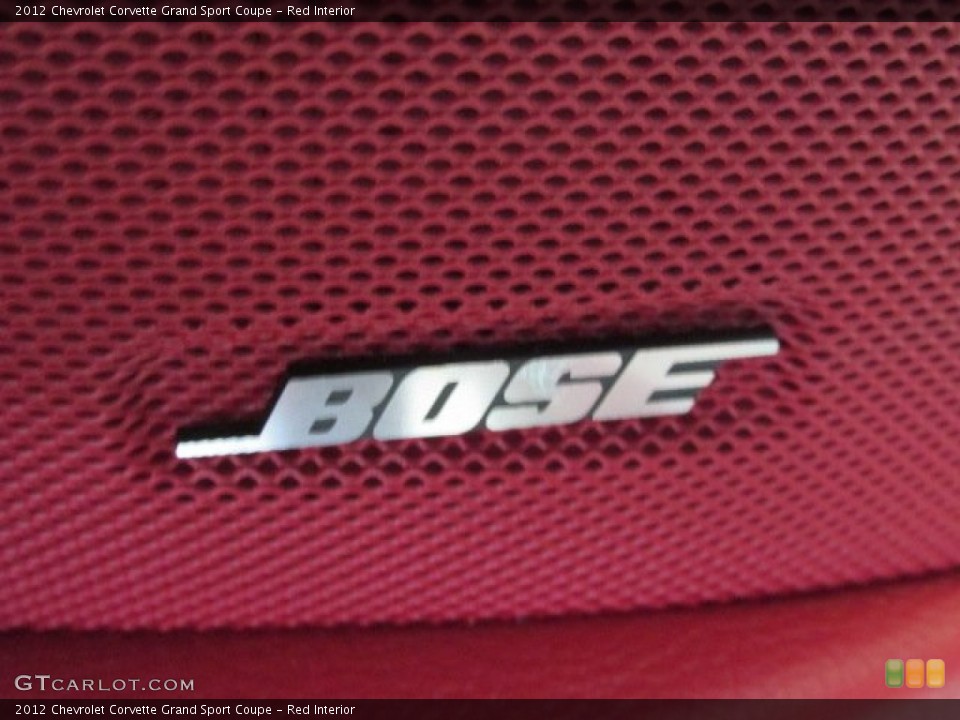 Red Interior Audio System for the 2012 Chevrolet Corvette Grand Sport Coupe #76257755