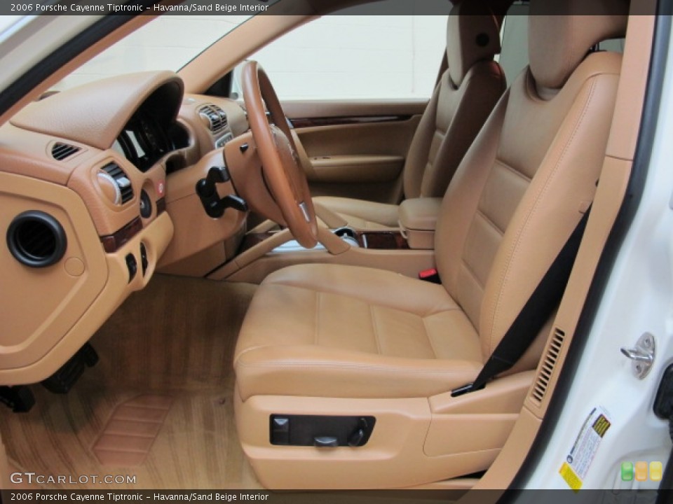 Havanna/Sand Beige Interior Front Seat for the 2006 Porsche Cayenne Tiptronic #76258088