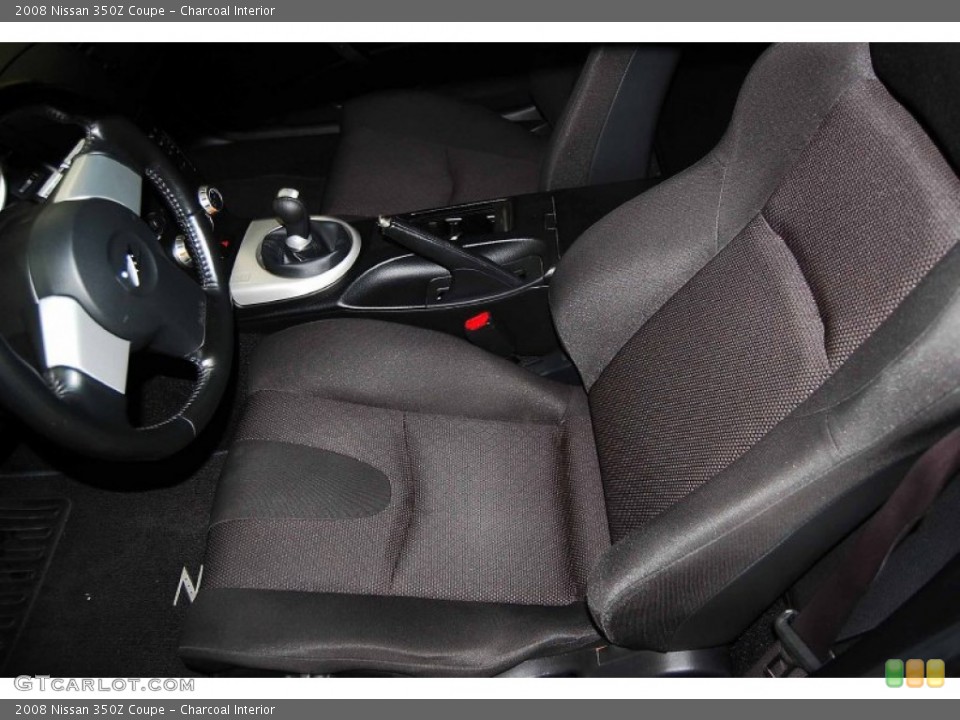 Charcoal Interior Front Seat for the 2008 Nissan 350Z Coupe #76259762