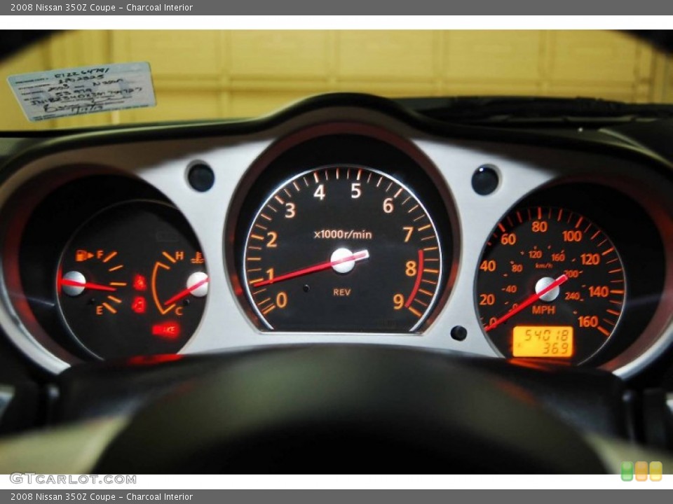 Charcoal Interior Gauges for the 2008 Nissan 350Z Coupe #76259910
