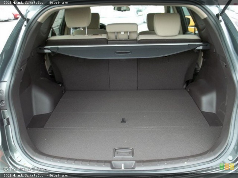 Beige Interior Trunk for the 2013 Hyundai Santa Fe Sport #76261240