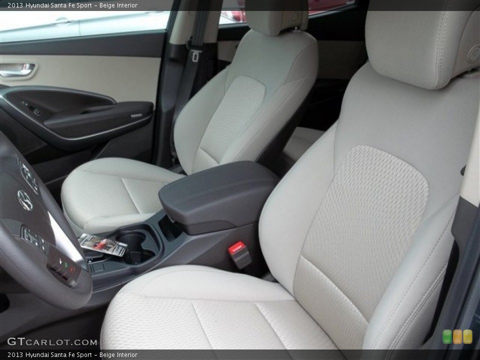 Beige Interior Front Seat for the 2013 Hyundai Santa Fe Sport #76261322