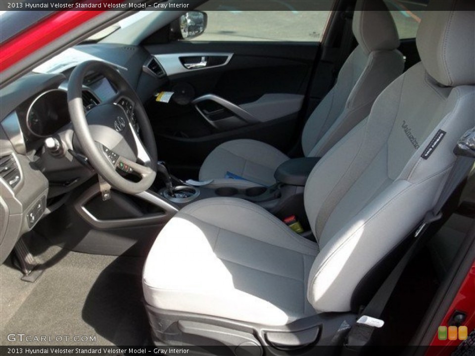 Gray Interior Front Seat for the 2013 Hyundai Veloster  #76261970