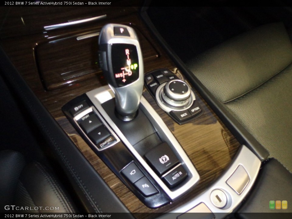 Black Interior Transmission for the 2012 BMW 7 Series ActiveHybrid 750i Sedan #76262414