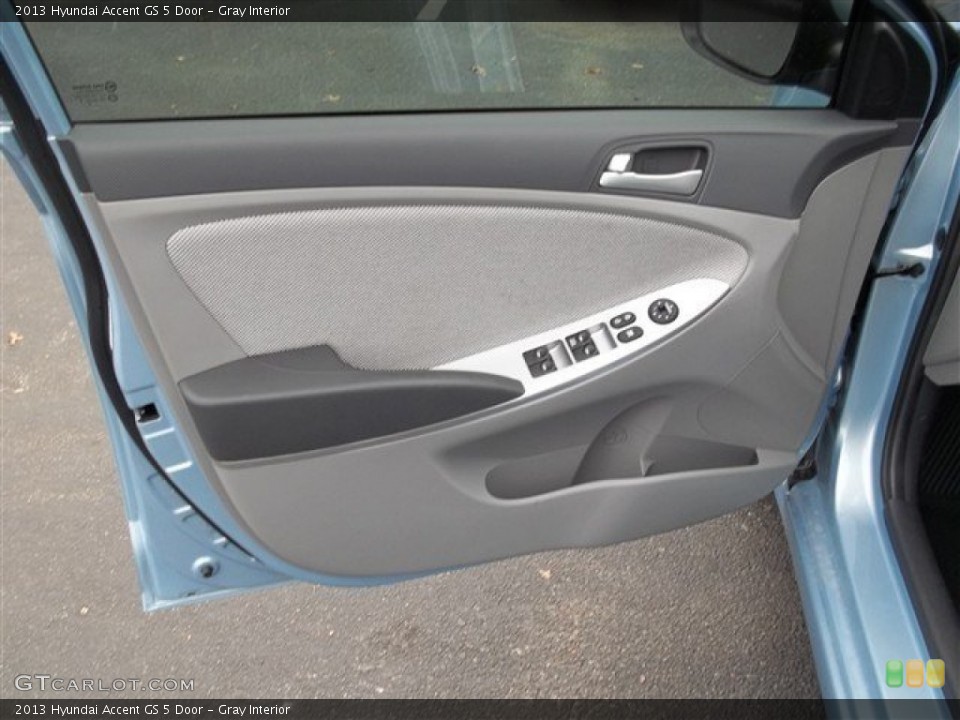 Gray Interior Door Panel for the 2013 Hyundai Accent GS 5 Door #76263440
