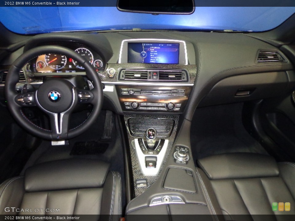 Black Interior Dashboard for the 2012 BMW M6 Convertible #76263461