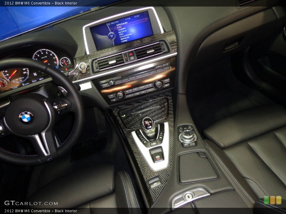 Black Interior Controls for the 2012 BMW M6 Convertible #76263543