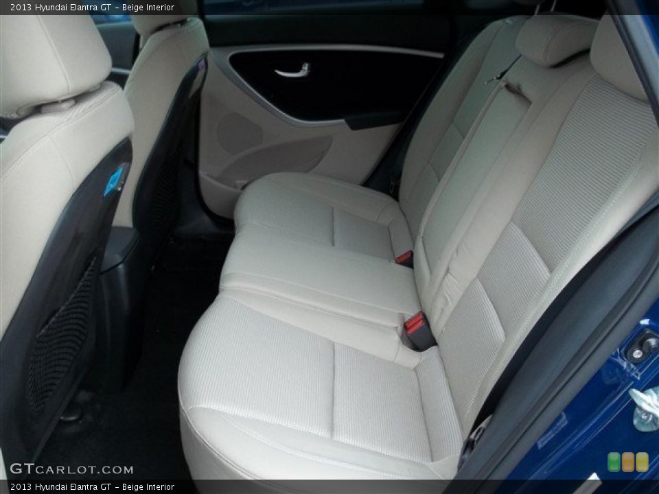 Beige Interior Rear Seat for the 2013 Hyundai Elantra GT #76264355
