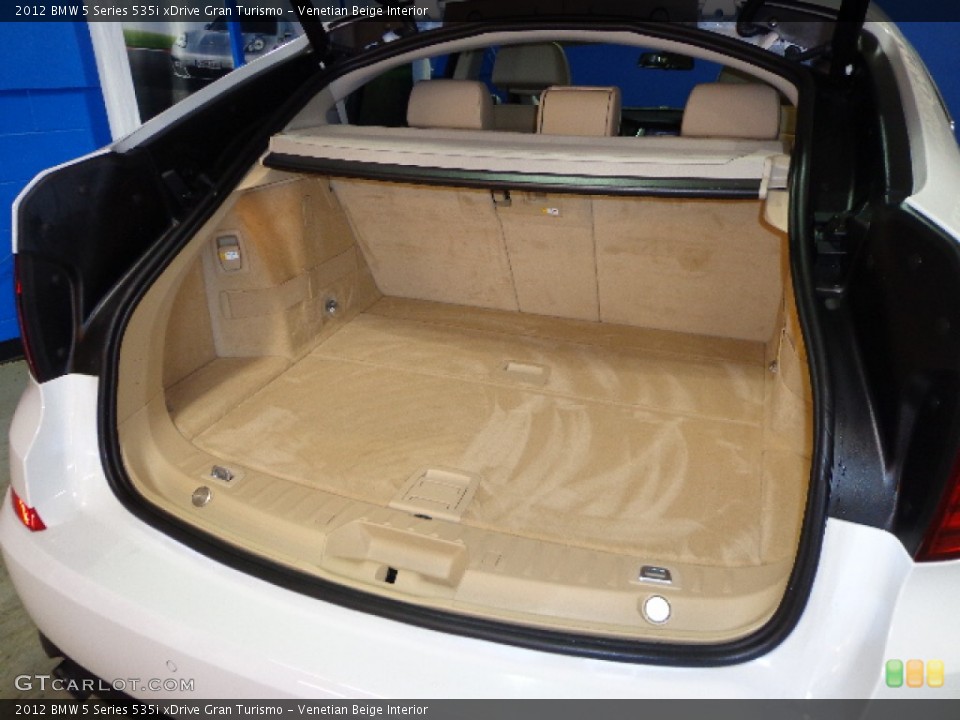 Venetian Beige Interior Trunk for the 2012 BMW 5 Series 535i xDrive Gran Turismo #76264841