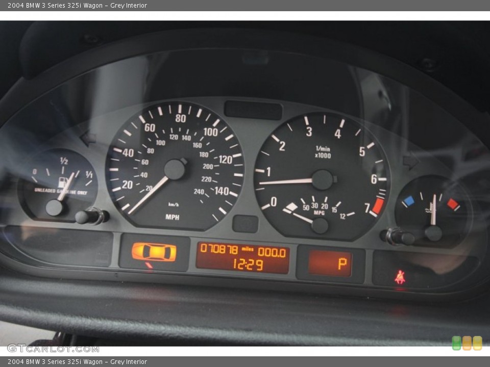 Grey Interior Gauges for the 2004 BMW 3 Series 325i Wagon #76265327