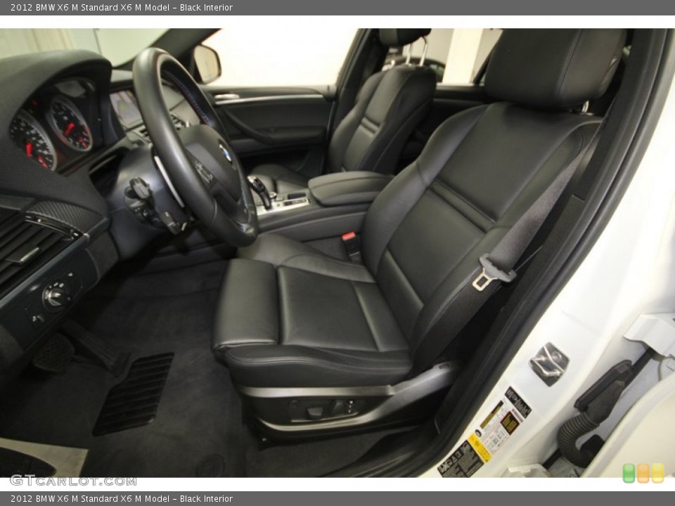 Black Interior Front Seat for the 2012 BMW X6 M  #76265433