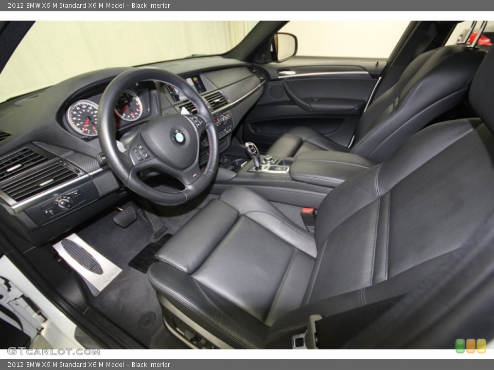 Black 2012 BMW X6 M Interiors
