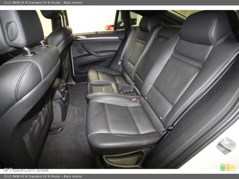 Black Interior Rear Seat for the 2012 BMW X6 M  #76265618