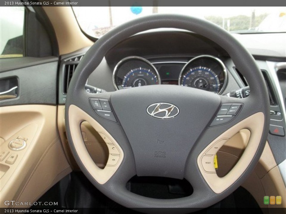 Camel Interior Steering Wheel for the 2013 Hyundai Sonata GLS #76265705