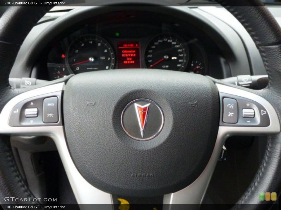 Onyx Interior Steering Wheel for the 2009 Pontiac G8 GT #76266225