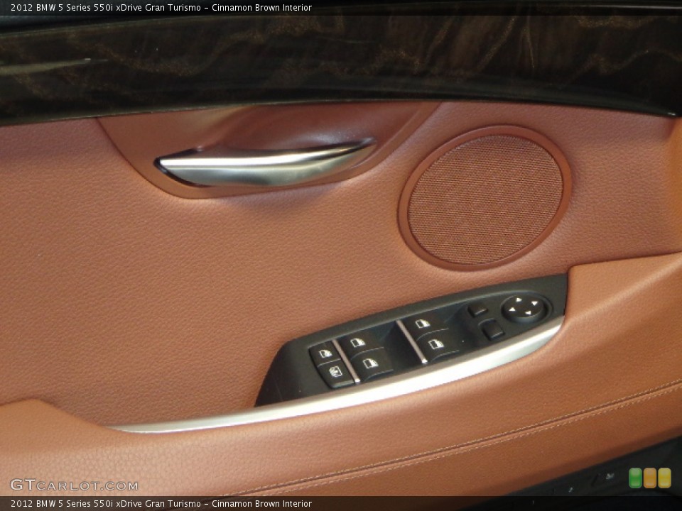 Cinnamon Brown Interior Controls for the 2012 BMW 5 Series 550i xDrive Gran Turismo #76268666