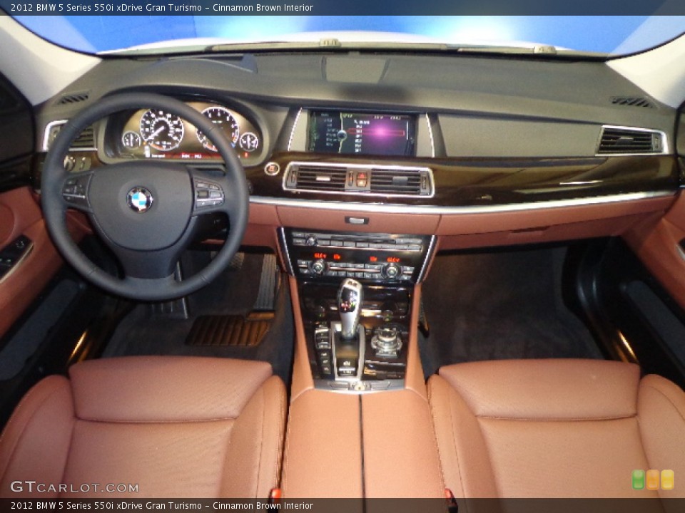 Cinnamon Brown Interior Dashboard for the 2012 BMW 5 Series 550i xDrive Gran Turismo #76268708