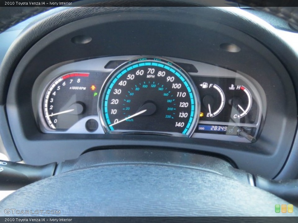Ivory Interior Gauges for the 2010 Toyota Venza I4 #76268732