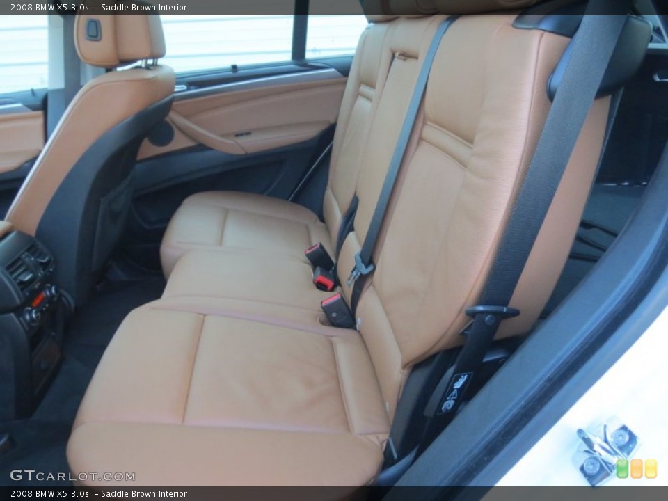 Saddle Brown Interior Rear Seat for the 2008 BMW X5 3.0si #76269540