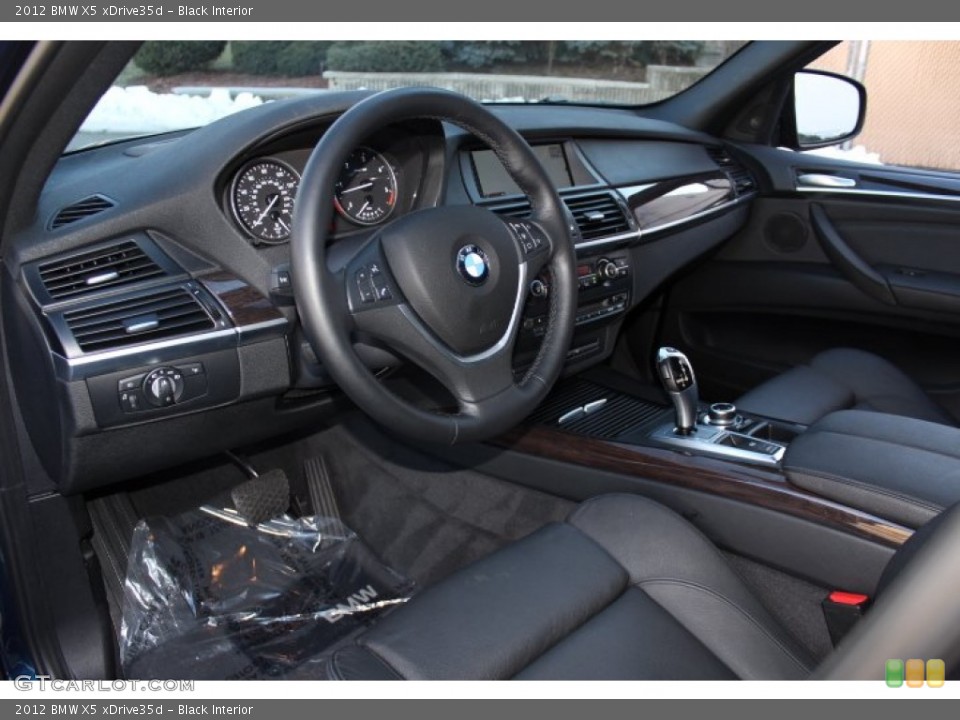 Black Interior Prime Interior for the 2012 BMW X5 xDrive35d #76269843