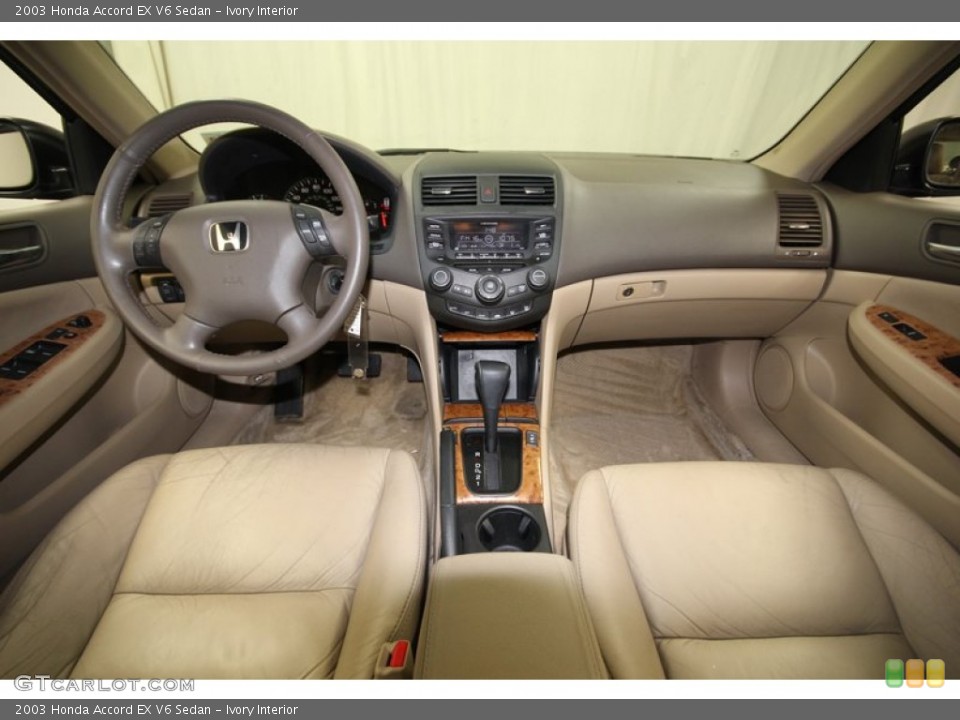 Ivory Interior Dashboard for the 2003 Honda Accord EX V6 Sedan #76270643