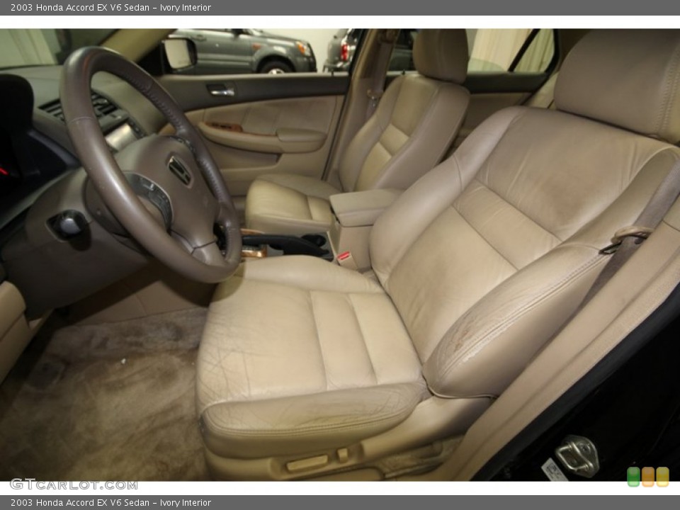 Ivory Interior Front Seat for the 2003 Honda Accord EX V6 Sedan #76270809