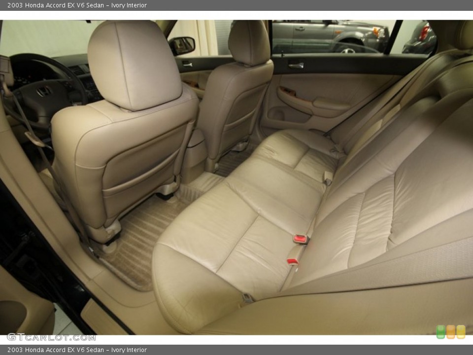 Ivory Interior Rear Seat for the 2003 Honda Accord EX V6 Sedan #76271005