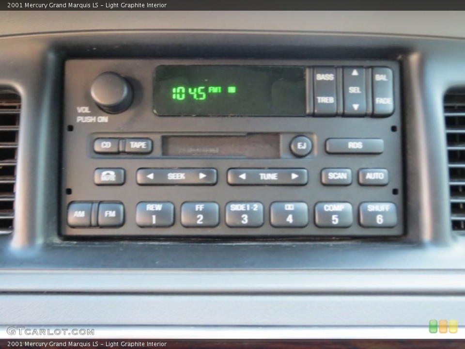 Light Graphite Interior Audio System for the 2001 Mercury Grand Marquis LS #76271084