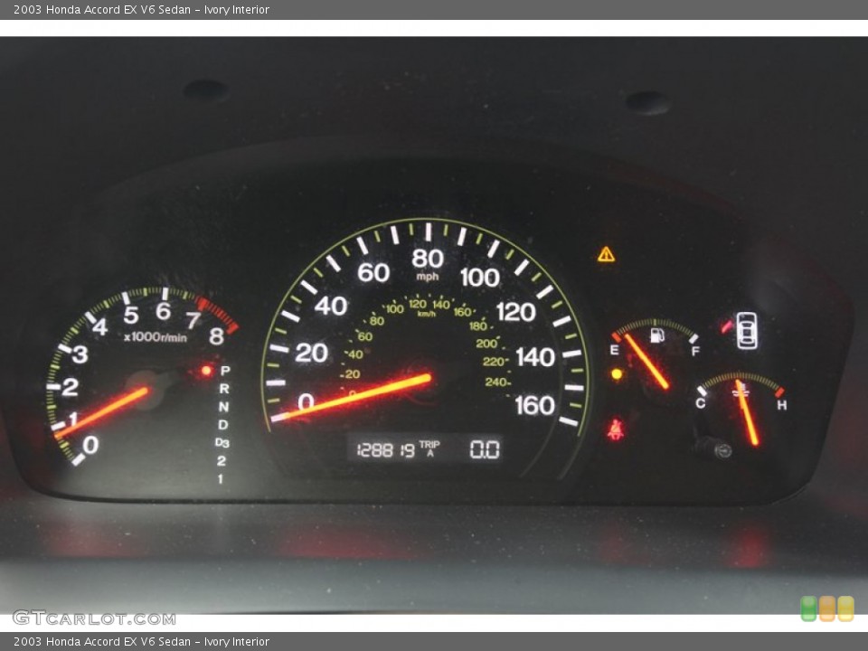 Ivory Interior Gauges for the 2003 Honda Accord EX V6 Sedan #76271183