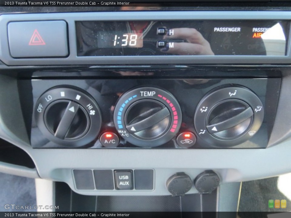 Graphite Interior Controls for the 2013 Toyota Tacoma V6 TSS Prerunner Double Cab #76272867