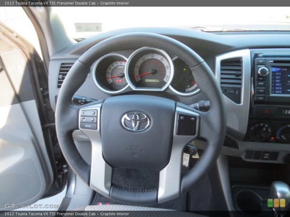 Graphite Interior Steering Wheel for the 2013 Toyota Tacoma V6 TSS Prerunner Double Cab #76272896