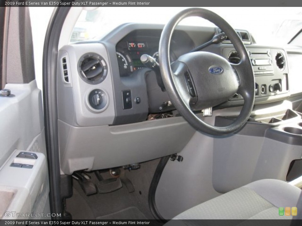 Medium Flint Interior Dashboard for the 2009 Ford E Series Van E350 Super Duty XLT Passenger #76273847