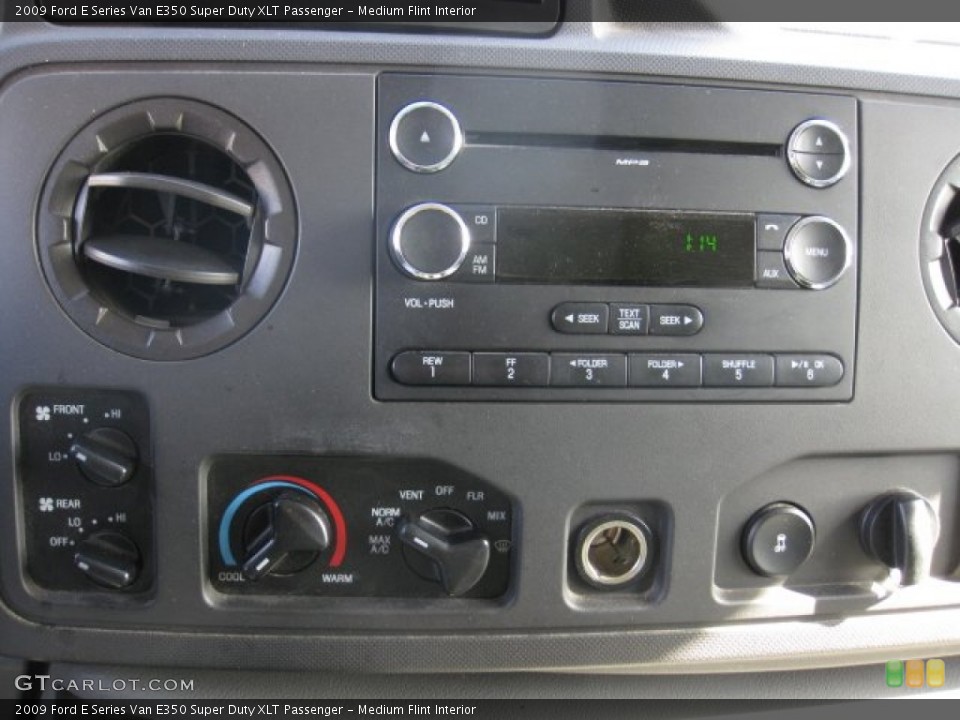 Medium Flint Interior Controls for the 2009 Ford E Series Van E350 Super Duty XLT Passenger #76273859