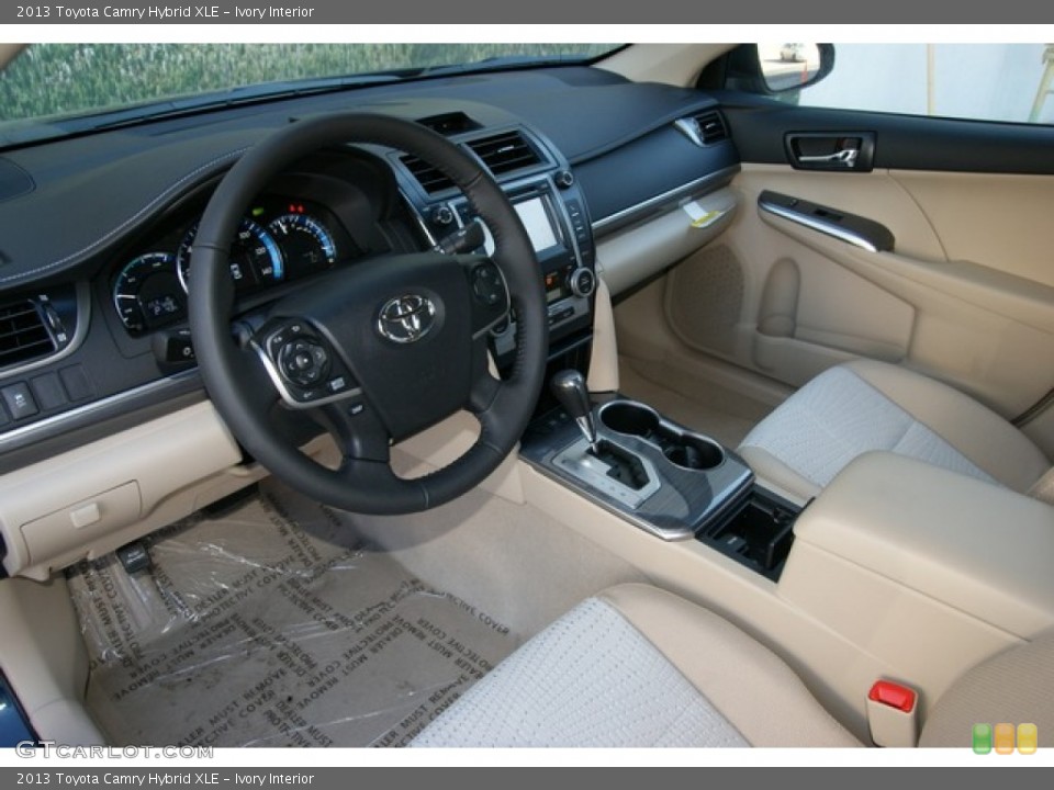Ivory Interior Prime Interior for the 2013 Toyota Camry Hybrid XLE #76274220