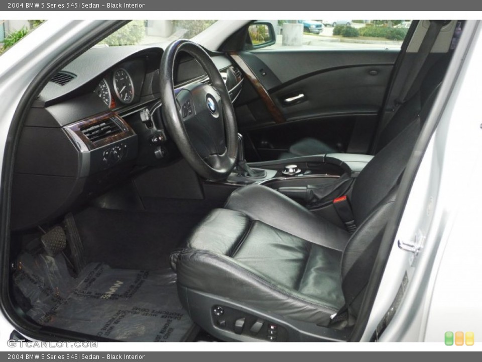 Black Interior Photo for the 2004 BMW 5 Series 545i Sedan #76274317