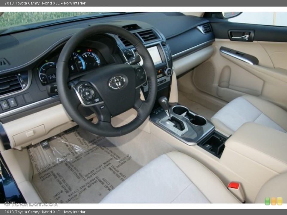Ivory Interior Prime Interior for the 2013 Toyota Camry Hybrid XLE #76274357