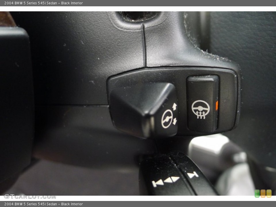 Black Interior Controls for the 2004 BMW 5 Series 545i Sedan #76274450