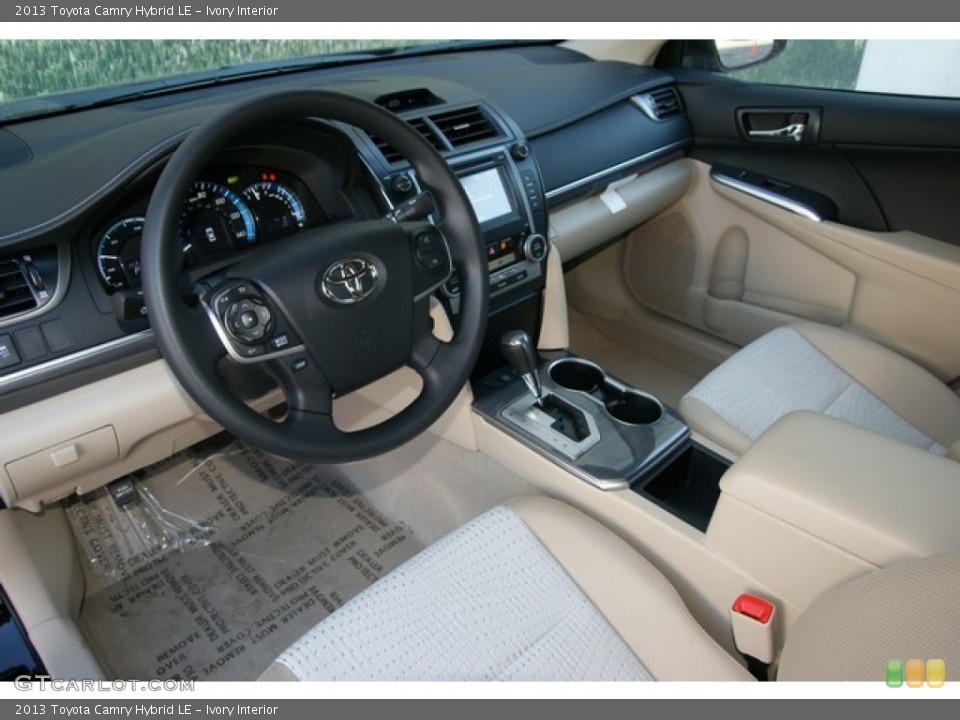 Ivory Interior Prime Interior for the 2013 Toyota Camry Hybrid LE #76274504