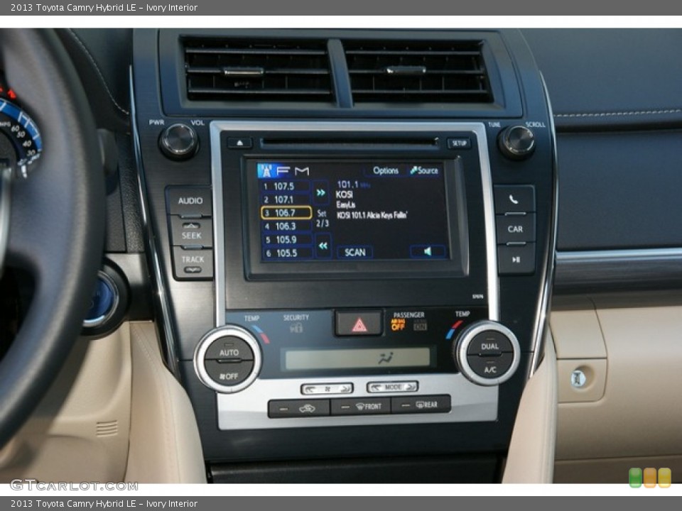 Ivory Interior Audio System for the 2013 Toyota Camry Hybrid LE #76274516