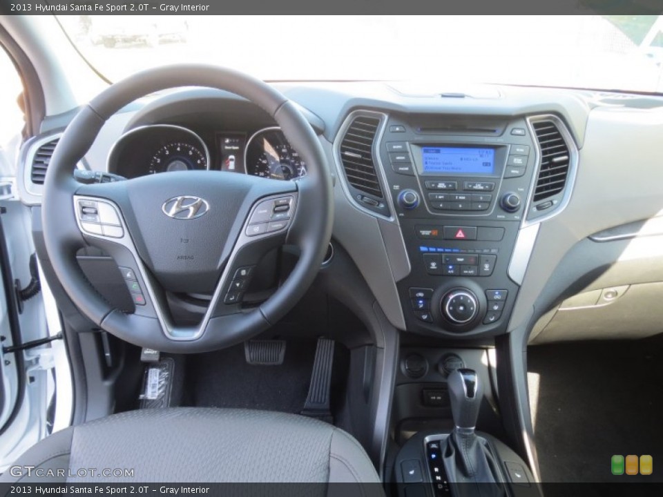 Gray Interior Dashboard for the 2013 Hyundai Santa Fe Sport 2.0T #76275134