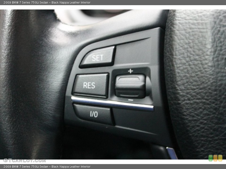 Black Nappa Leather Interior Controls for the 2009 BMW 7 Series 750Li Sedan #76276889
