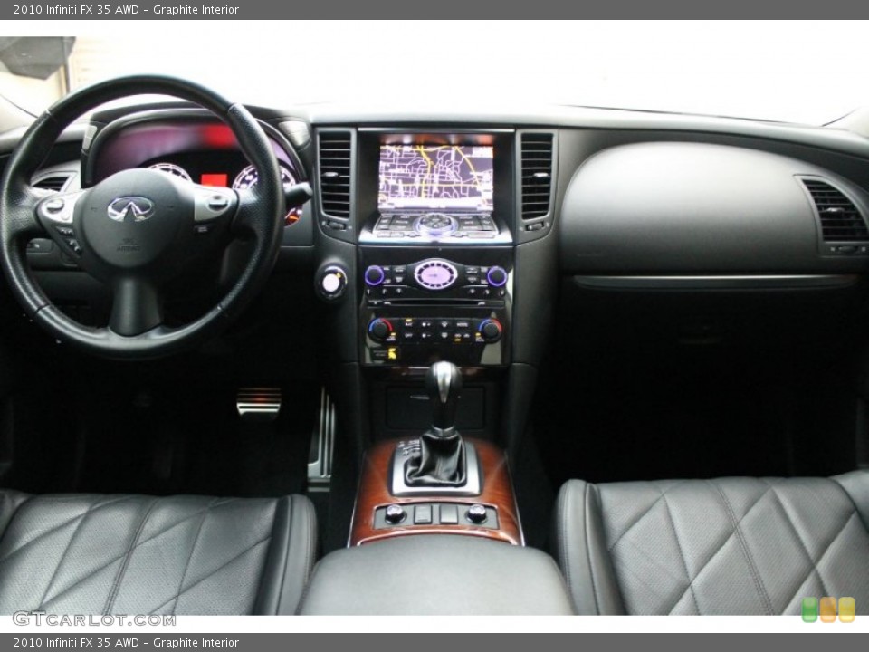 Graphite Interior Dashboard for the 2010 Infiniti FX 35 AWD #76277240