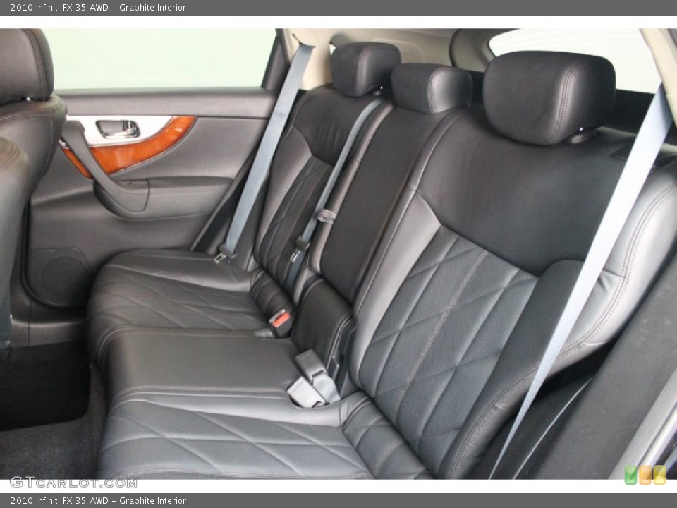 Graphite Interior Rear Seat for the 2010 Infiniti FX 35 AWD #76277270