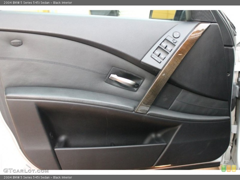 Black Interior Door Panel for the 2004 BMW 5 Series 545i Sedan #76277624