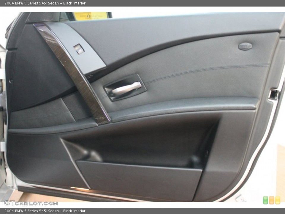 Black Interior Door Panel for the 2004 BMW 5 Series 545i Sedan #76277627