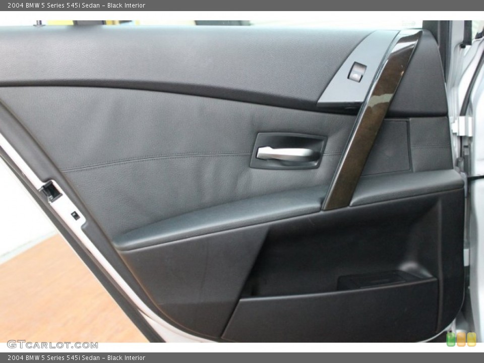 Black Interior Door Panel for the 2004 BMW 5 Series 545i Sedan #76277630