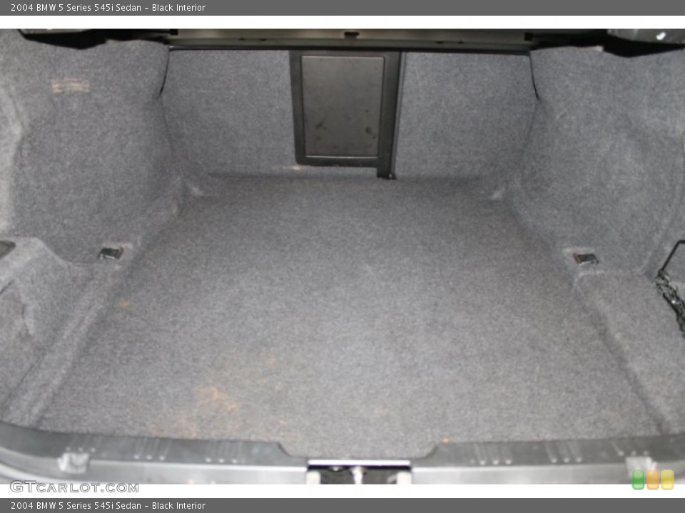 Black Interior Trunk for the 2004 BMW 5 Series 545i Sedan #76277651