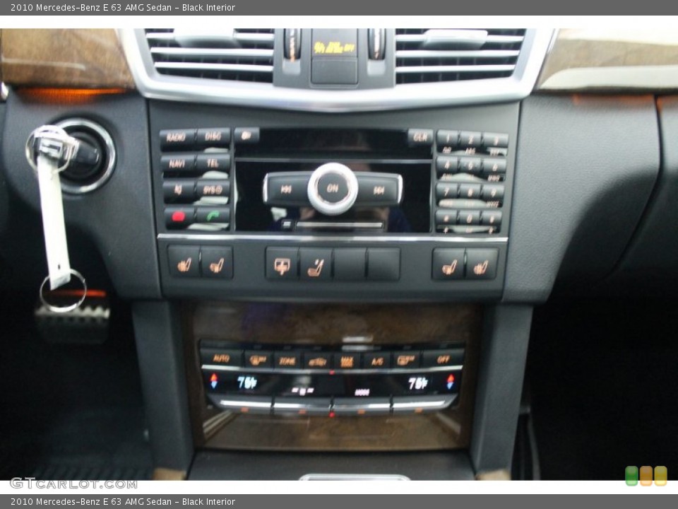 Black Interior Controls for the 2010 Mercedes-Benz E 63 AMG Sedan #76277810