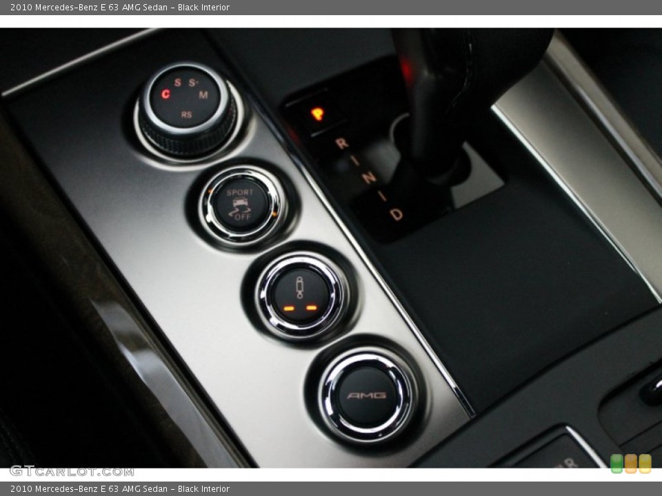 Black Interior Controls for the 2010 Mercedes-Benz E 63 AMG Sedan #76277819